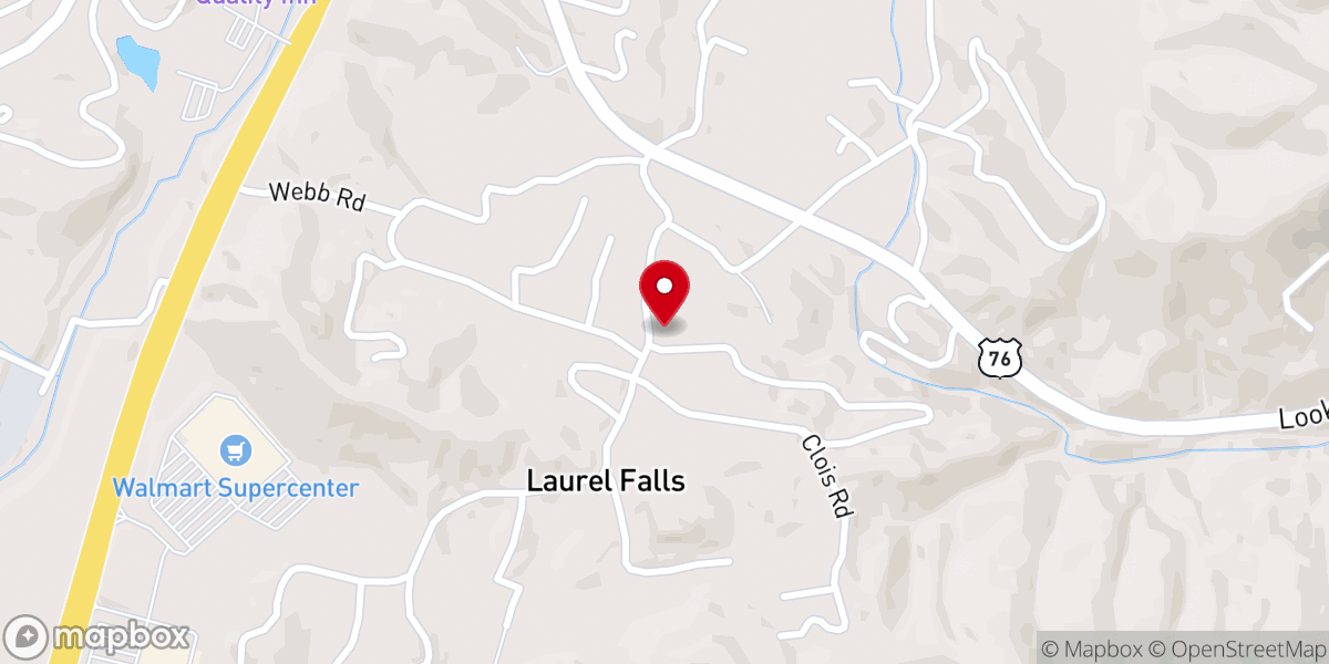 Map showing location of Clayton Church Of God