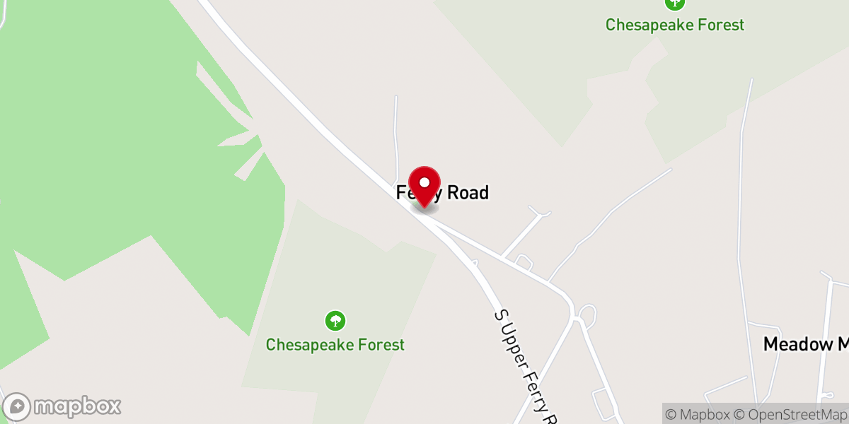 Map showing location of Friendship Church