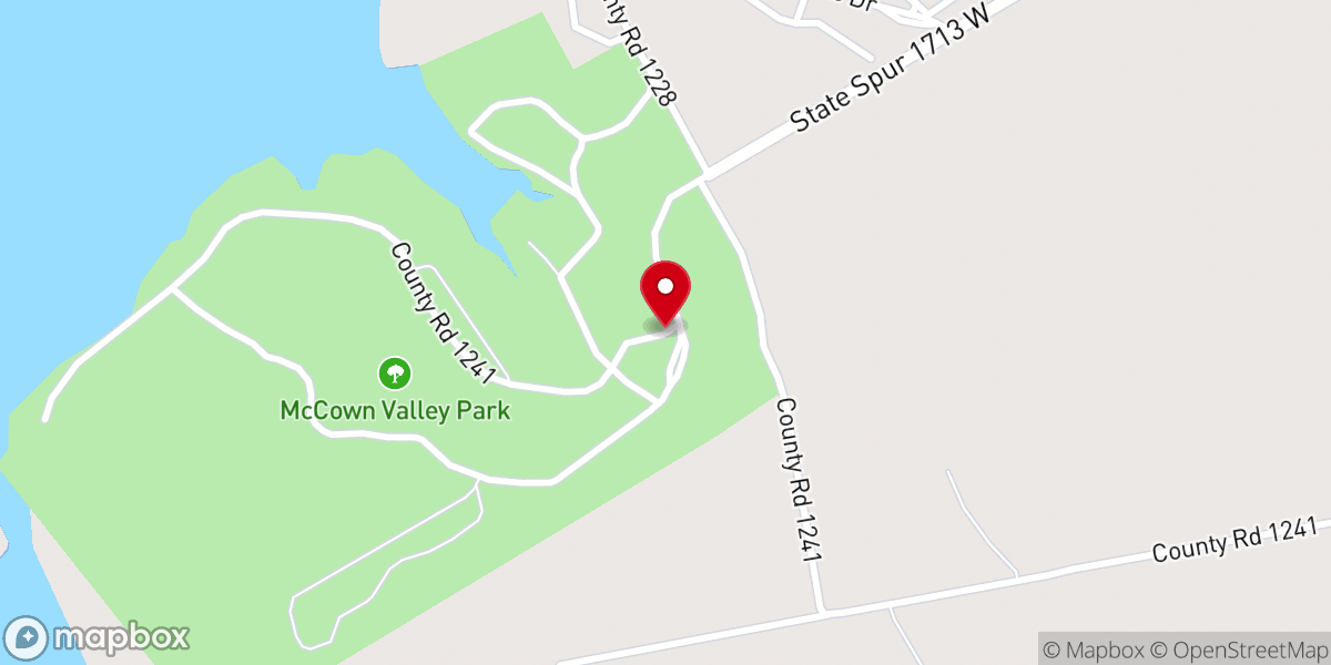 Map showing location of McCown Valley Park