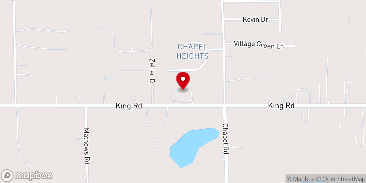 Map showing location of Spring Arbor Nazarene