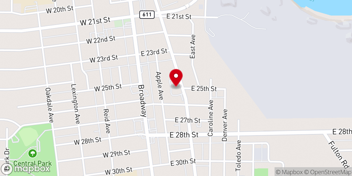 Map showing location of Worship Cathedral