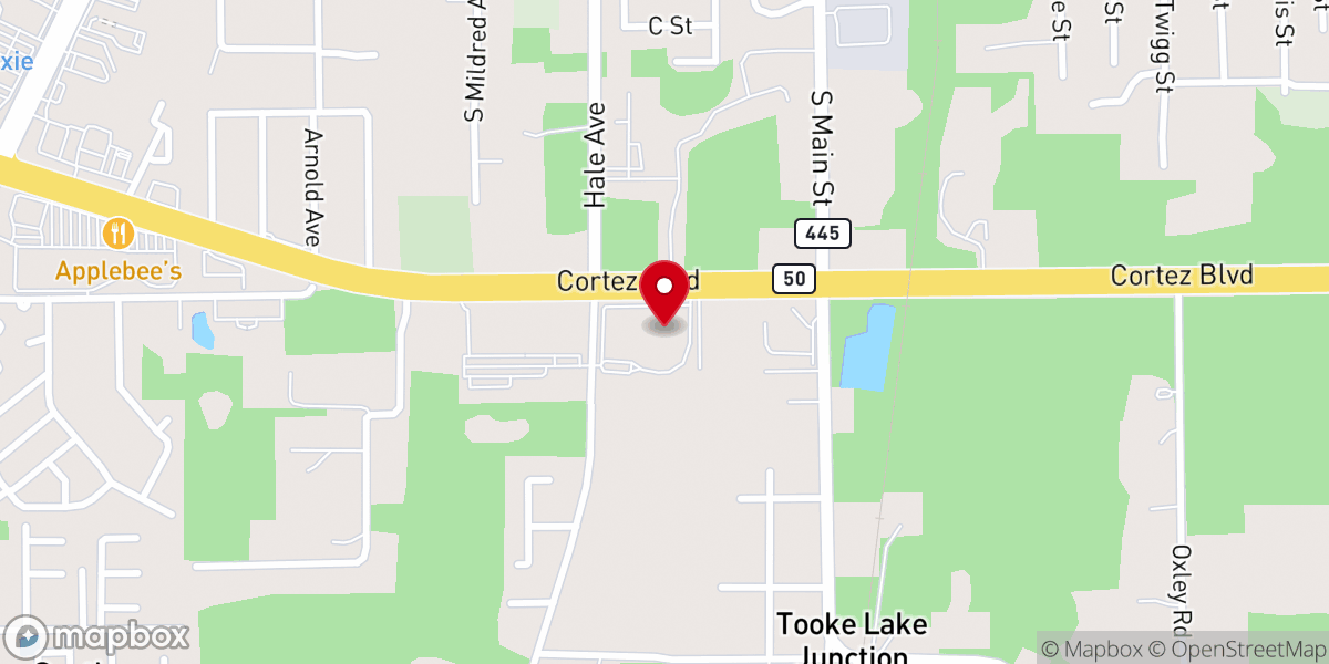 Map showing location of Saint Anthony Catholic Church