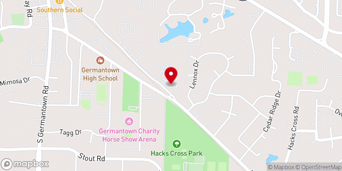 Map showing location of New Bethel Missionary Baptist Church