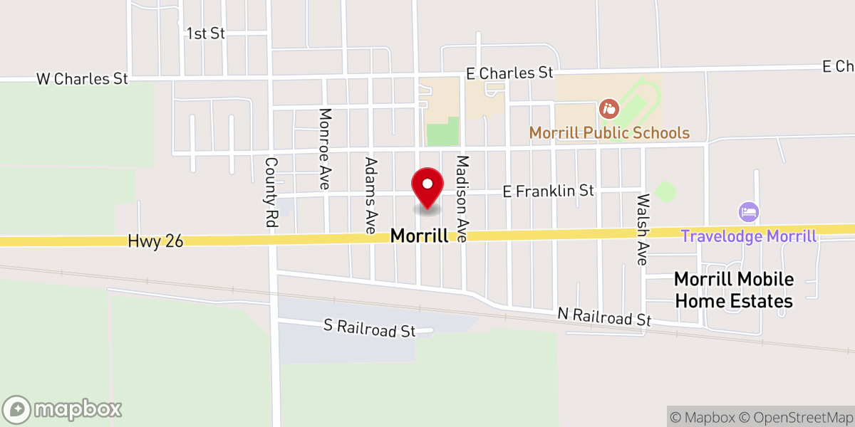 Map showing location of Dugan Kramer Chapel