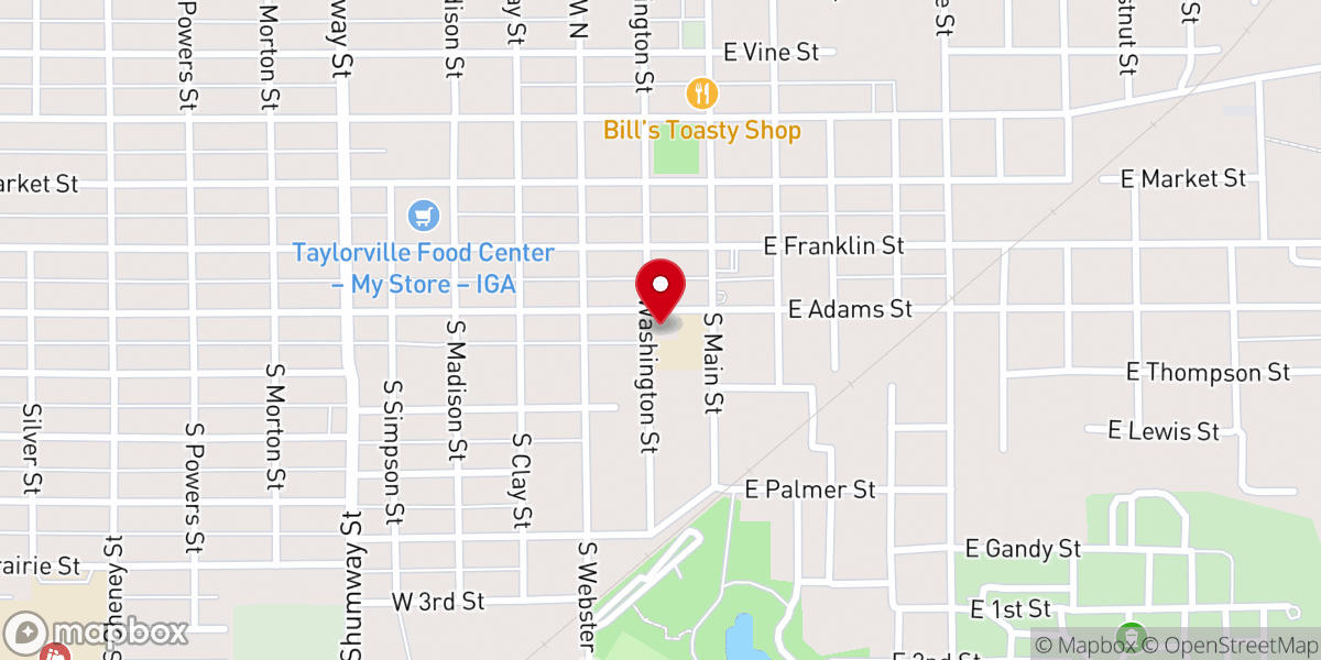 Map showing location of St Mary's Catholic Church