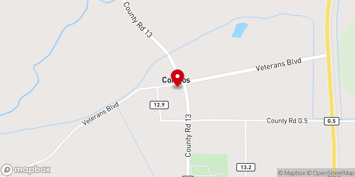Map showing location of Our Lady of Guadalupe parish
