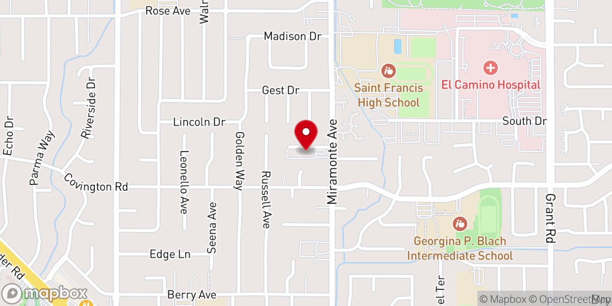 Map showing location of Highway Church