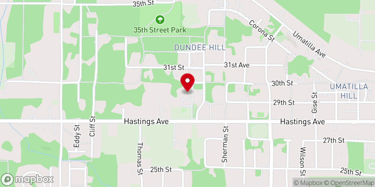 Map showing location of New Life Church - Port Townsend