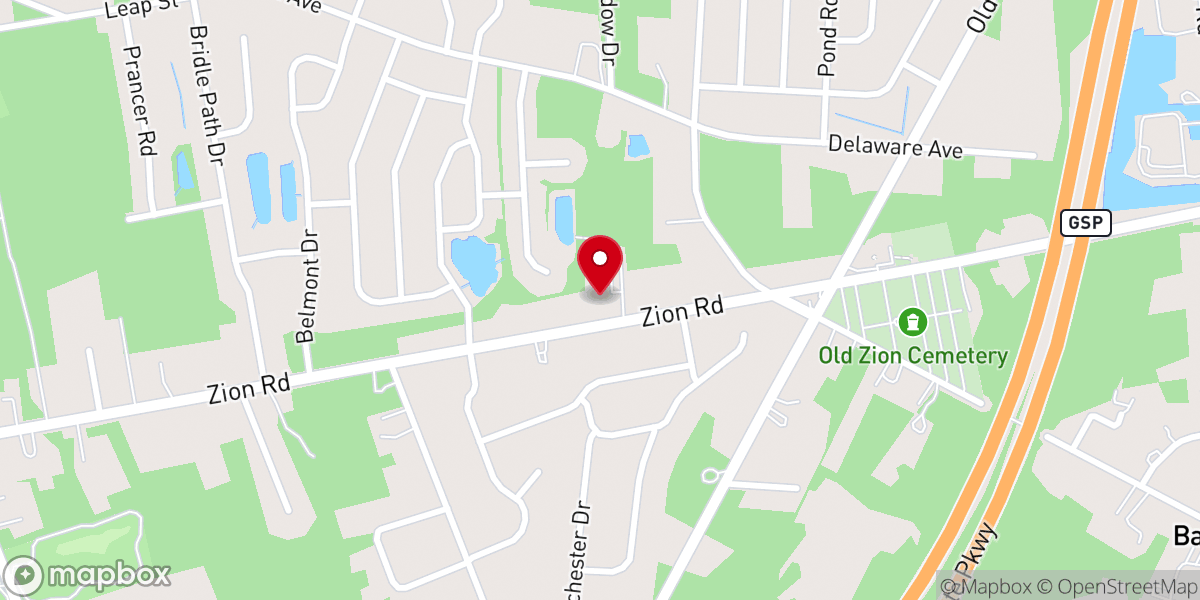 Map showing location of The Church of Jesus Christ of Latter-day Saints