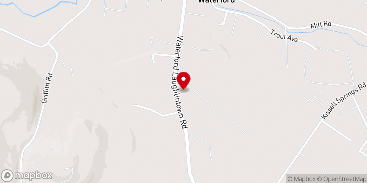 Map showing location of Christian Church of Waterford