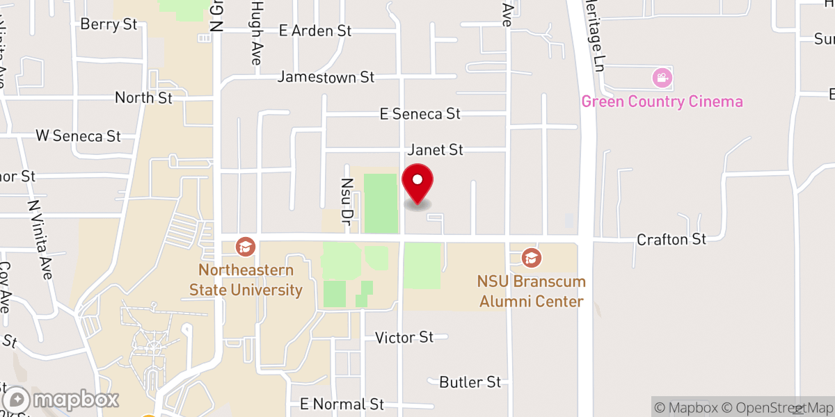 Map showing location of St Brigid Catholic Church
