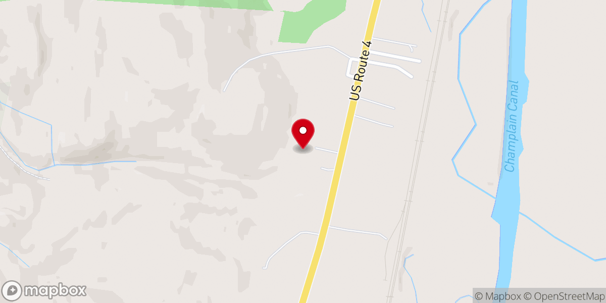 Map showing location of Faith Chapel Assembly of God