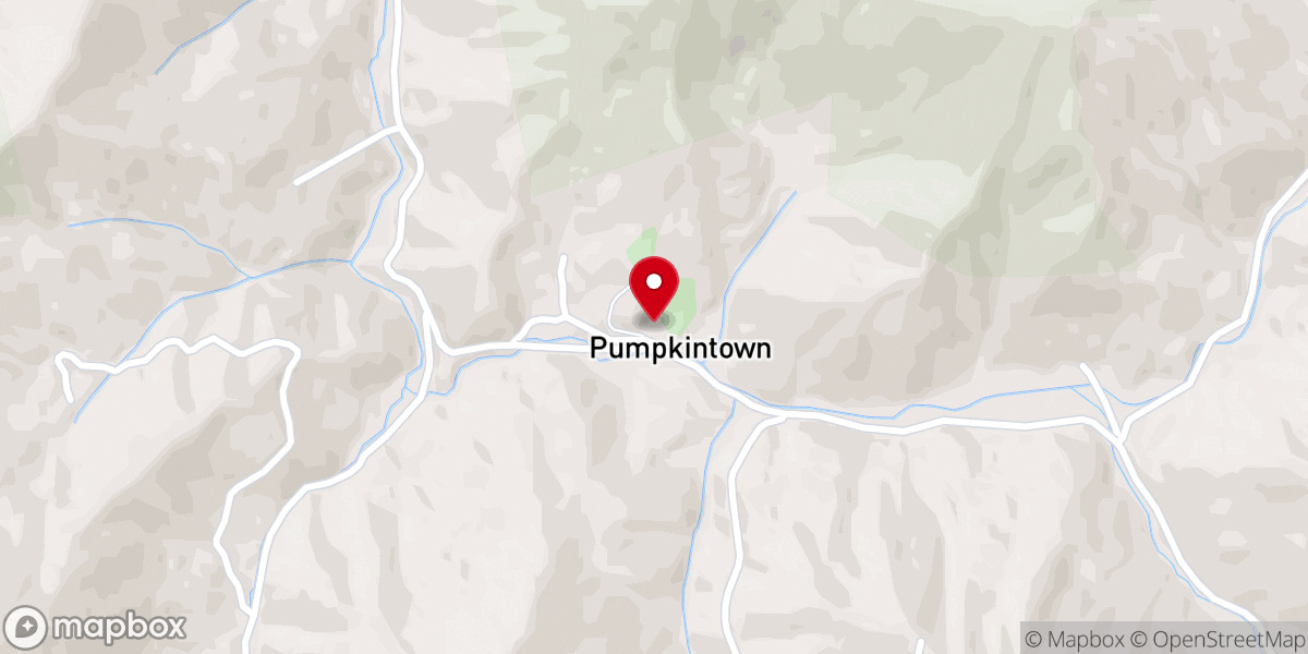 Map showing location of Zion Hill Baptist Church