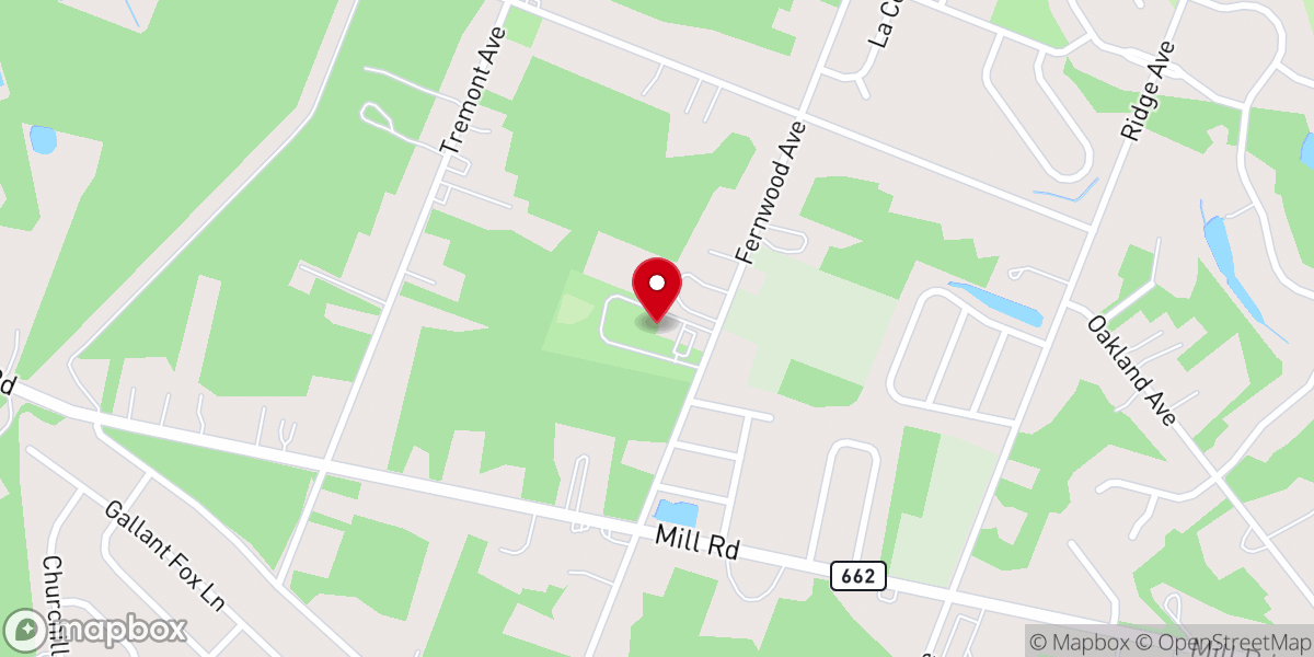 Map showing location of New Life Assembly of EHT, NJ