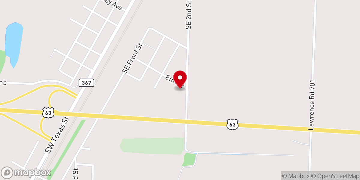 Map showing location of People's Faith Tabernacle