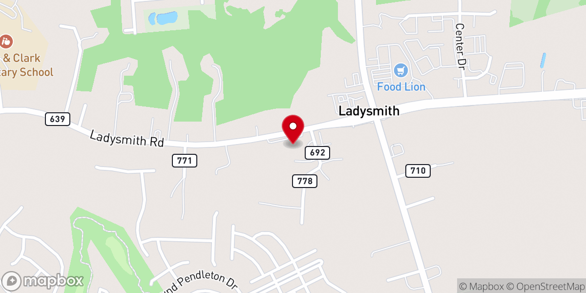 Map showing location of Ladysmith Micro-Churches | Mosaic Movement