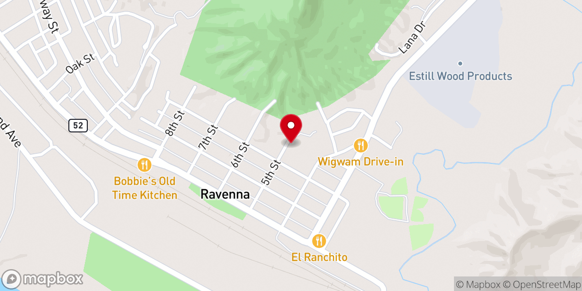 Map showing location of Francis Sisters