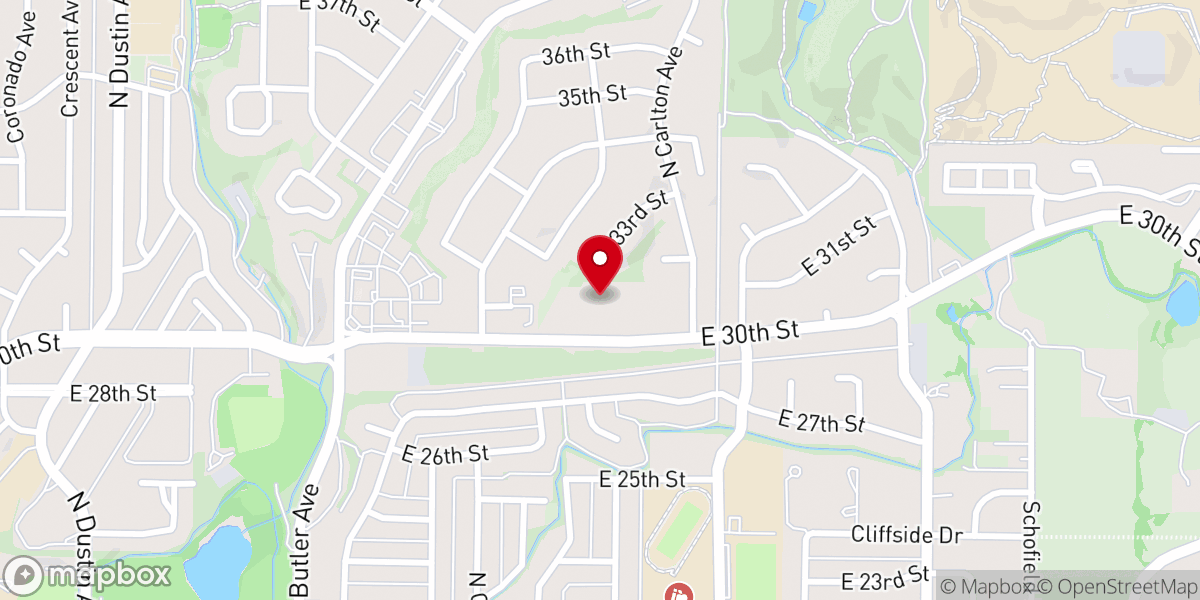 Map showing location of Summit Church