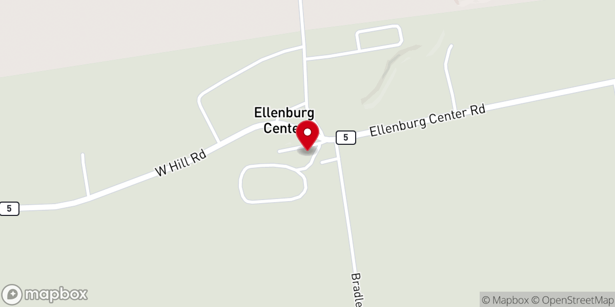 Map showing location of The United Methodist Church of Ellenburg