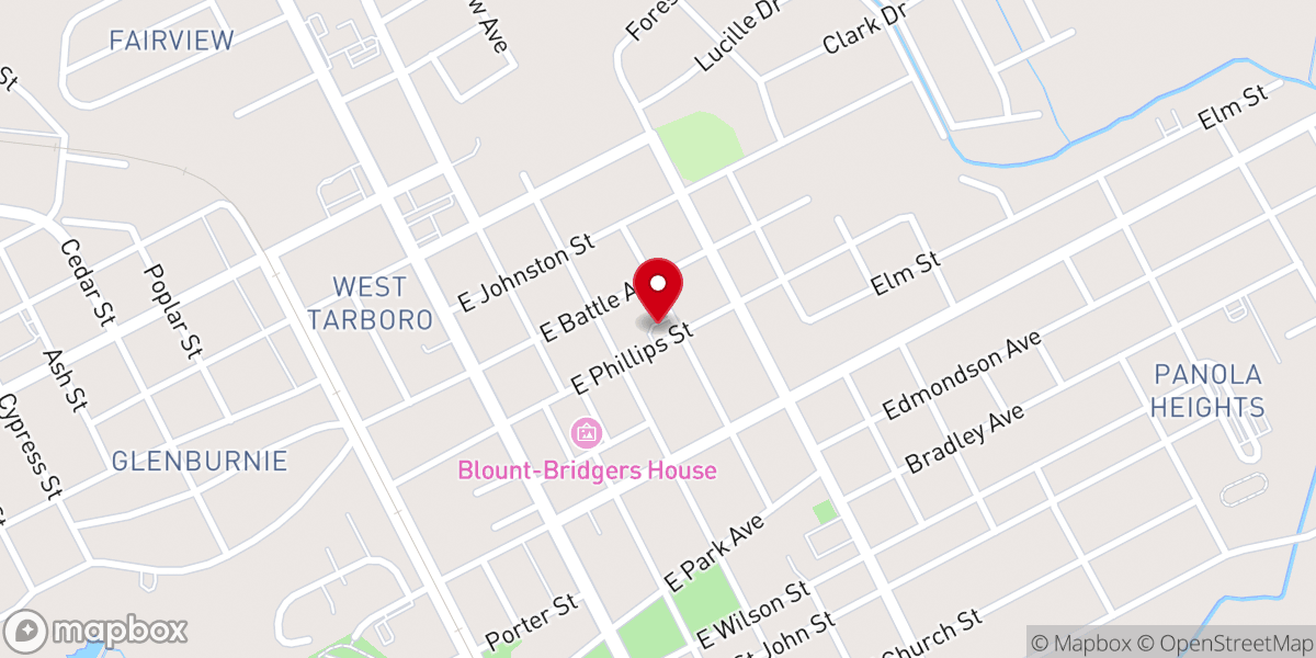Map showing location of St Catherine of Siena Catholic Church