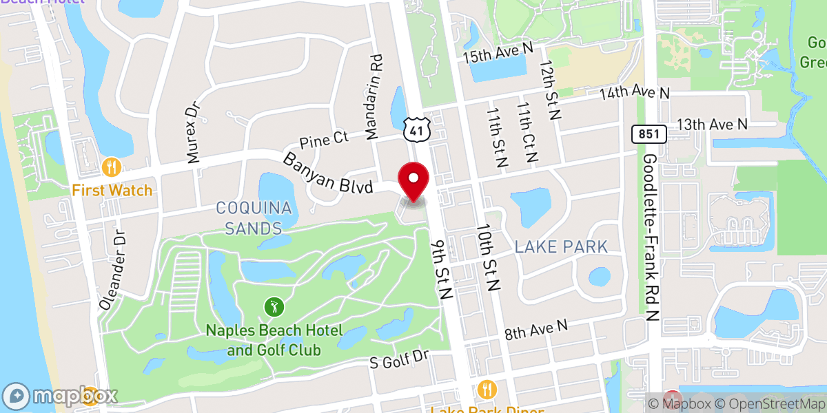 Map showing location of Grace Lutheran Church