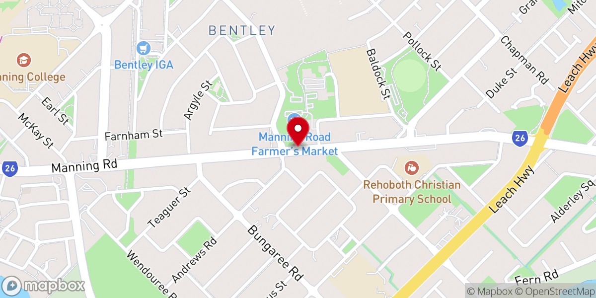 Map showing location of ROCK International Ministry Perth