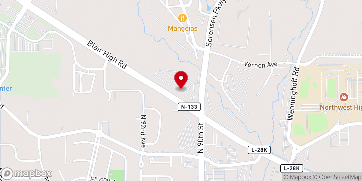 Map showing location of Dominion Covenant Church