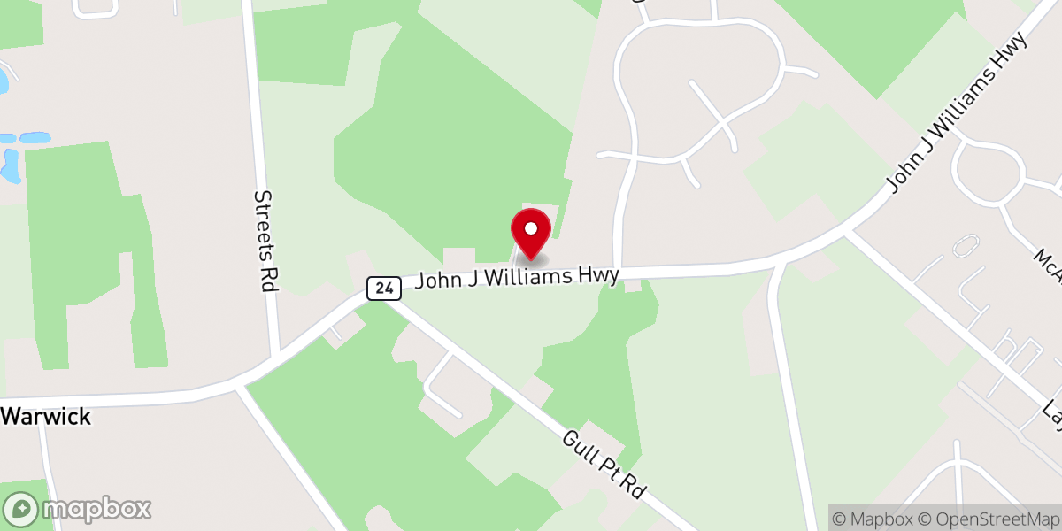 Map showing location of Harmony United Methodist Church