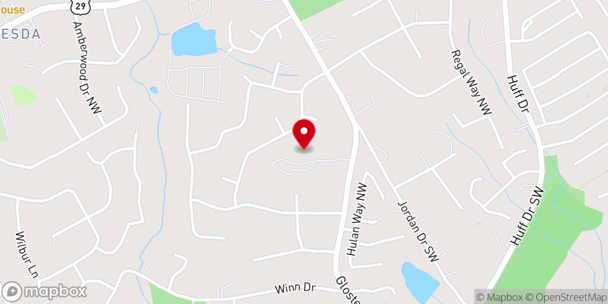Map showing location of Saint Marguerite d'Youville Catholic Church