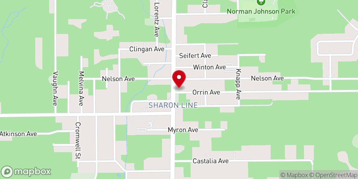 Map showing location of Reeds Chapel African Methodist Episcopal Church