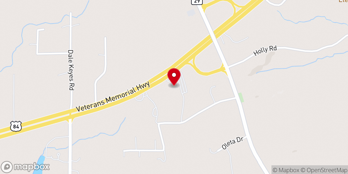 Map showing location of Salem Heights Baptist Church