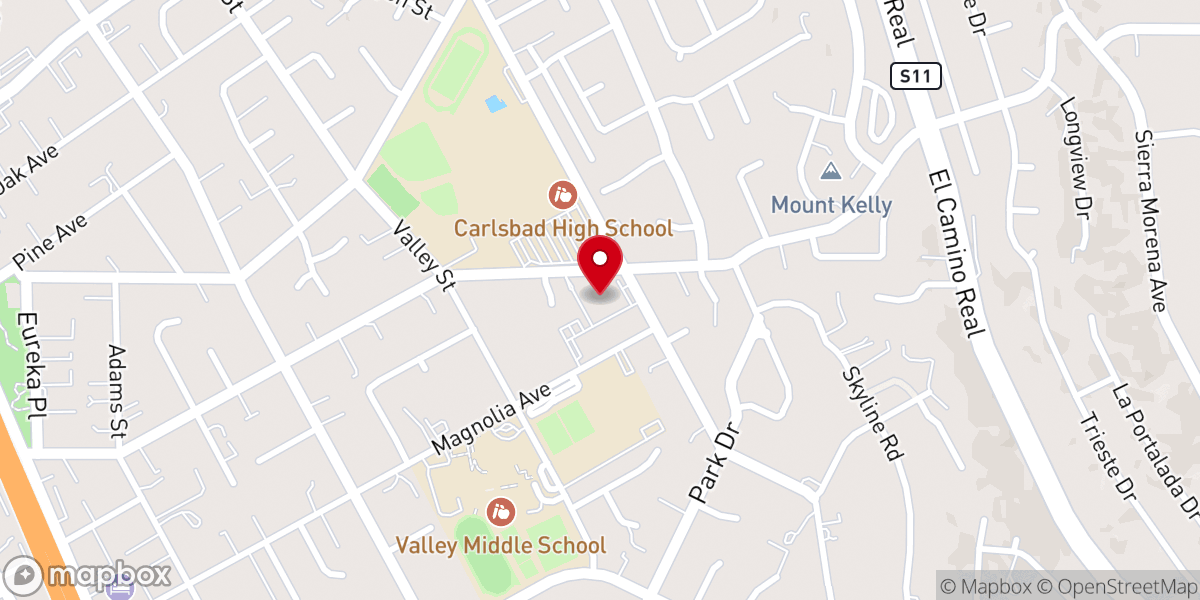 Map showing location of Pilgrim Congregational Church
