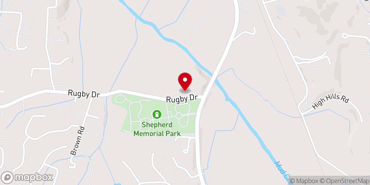 Map showing location of Naples Baptist Church