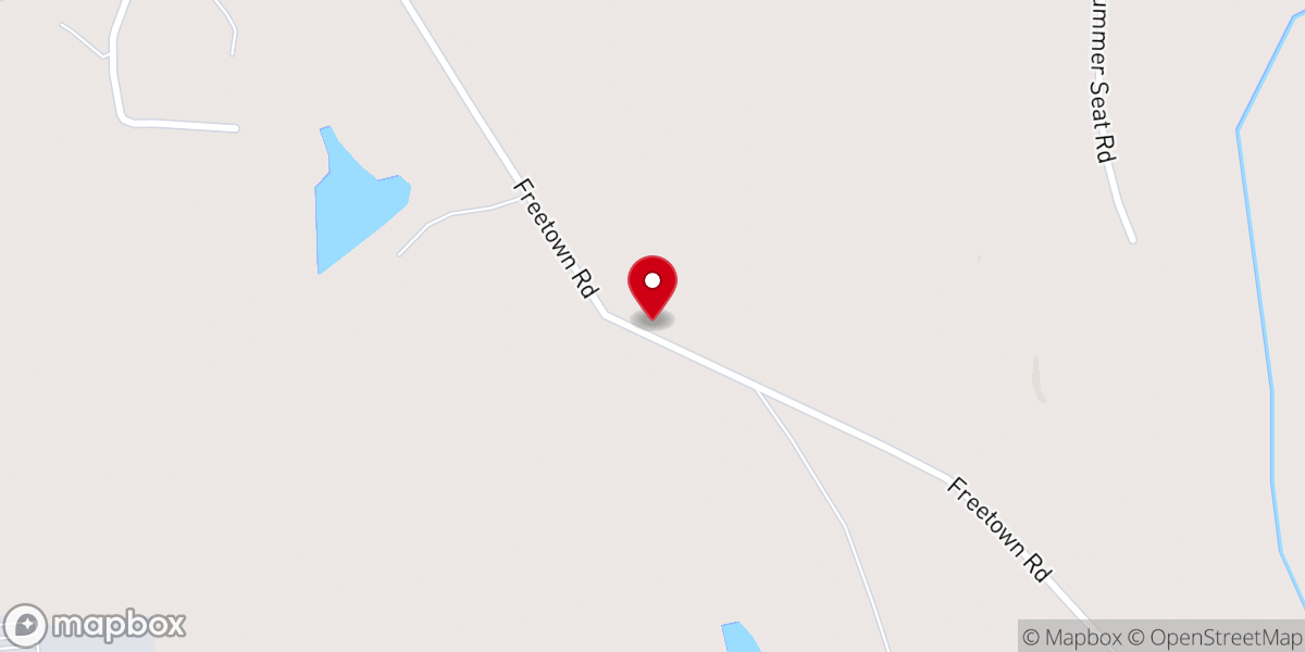 Map showing location of Brookhaven Church