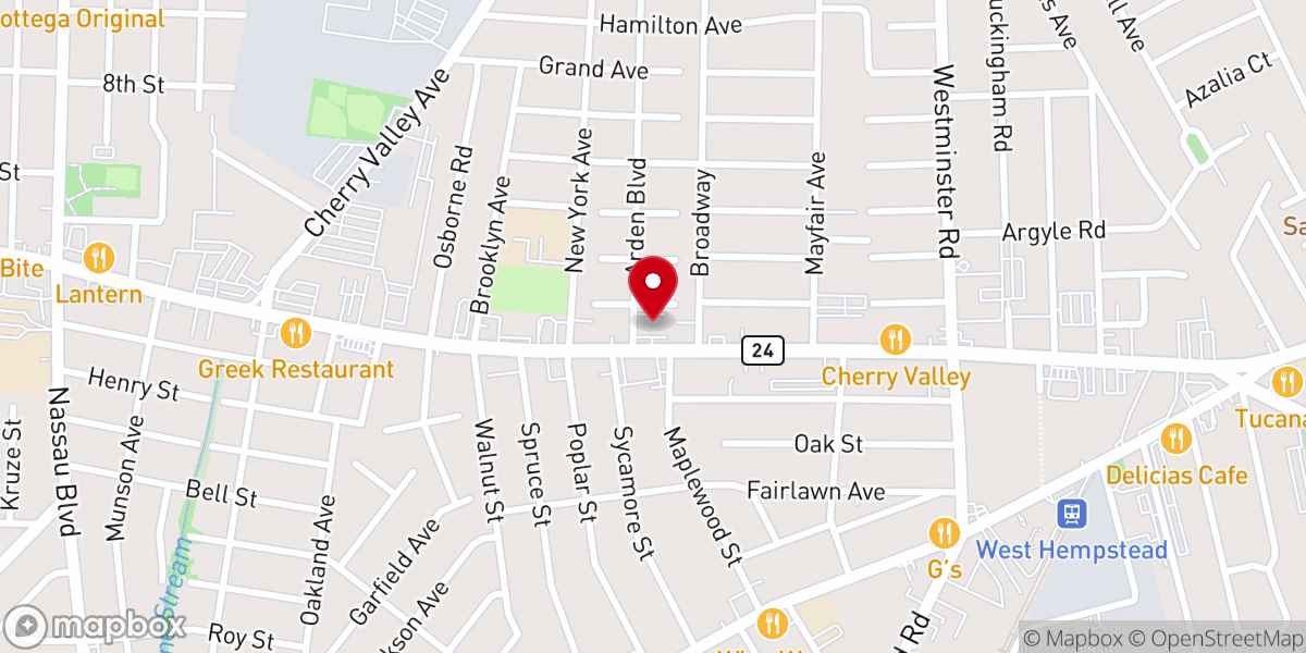Map showing location of ebs Renewing Life Christian Church