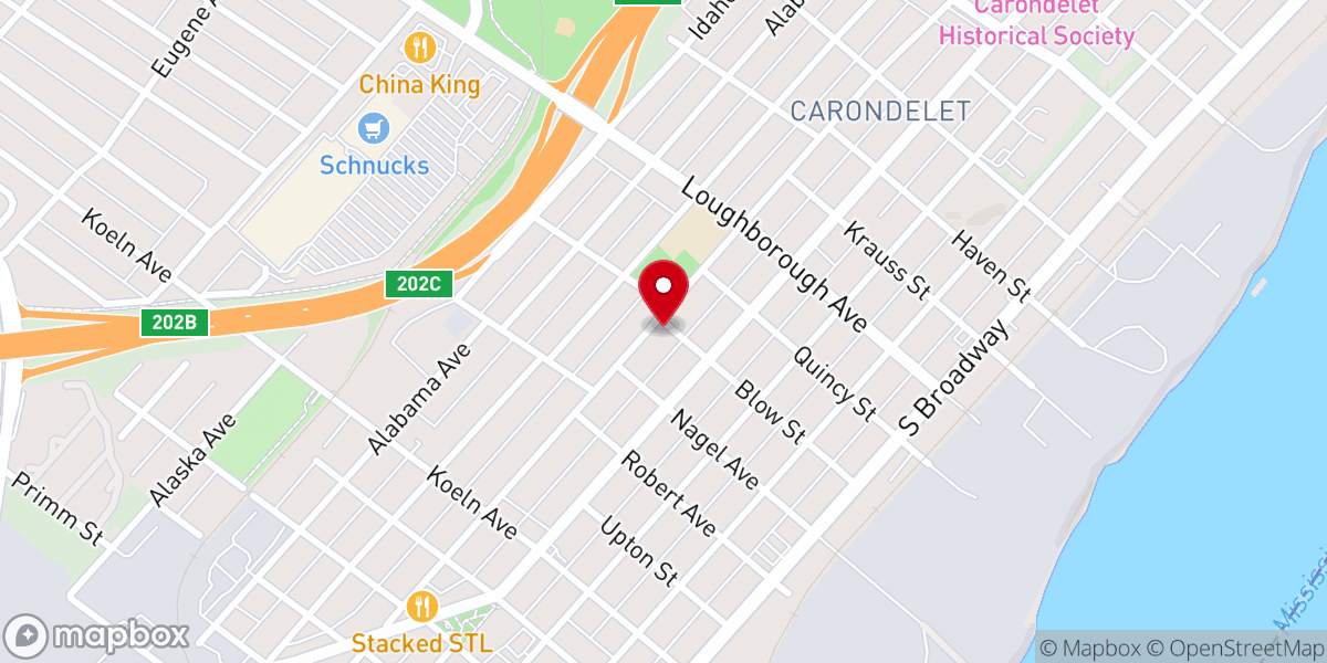 Map showing location of St. Anthony the Great Byzantine Catholic Parish
