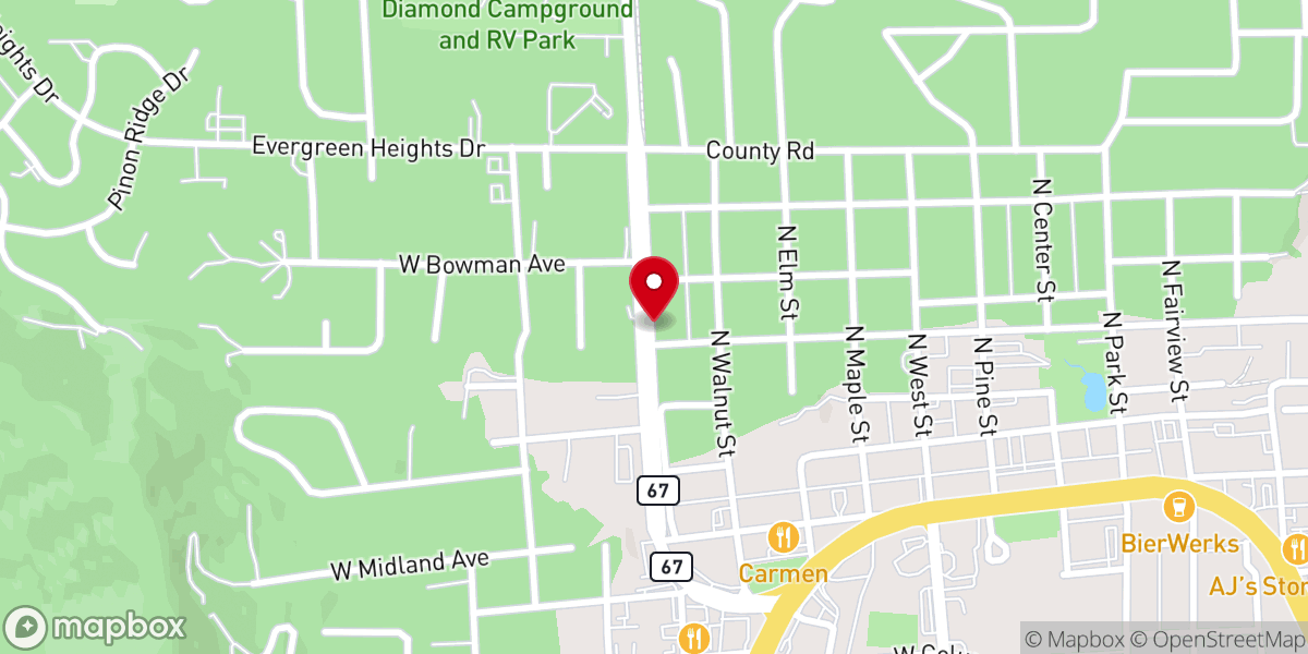 Map showing location of International Training Services Inc