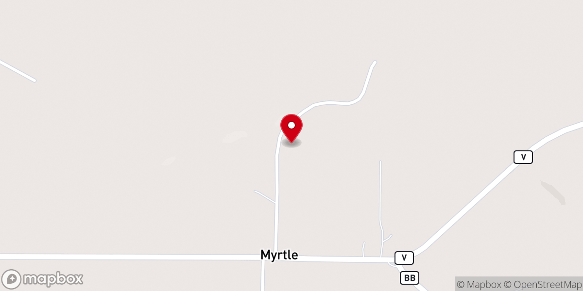 Map showing location of Freewill Baptist Church