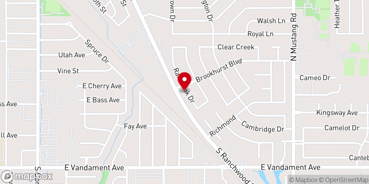 Map showing location of Forward Church Inc