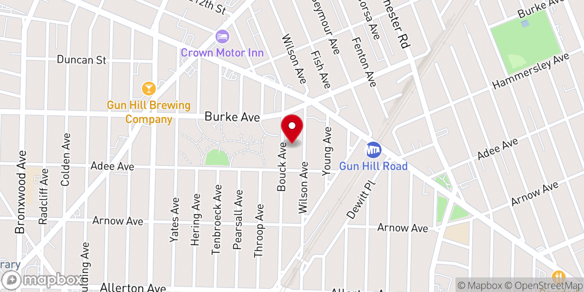 Map showing location of Apostolic Church US Inc Brooklyn Assembly