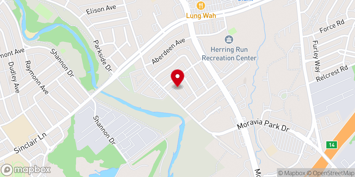 Map showing location of Maranatha Pentecostal Assembly