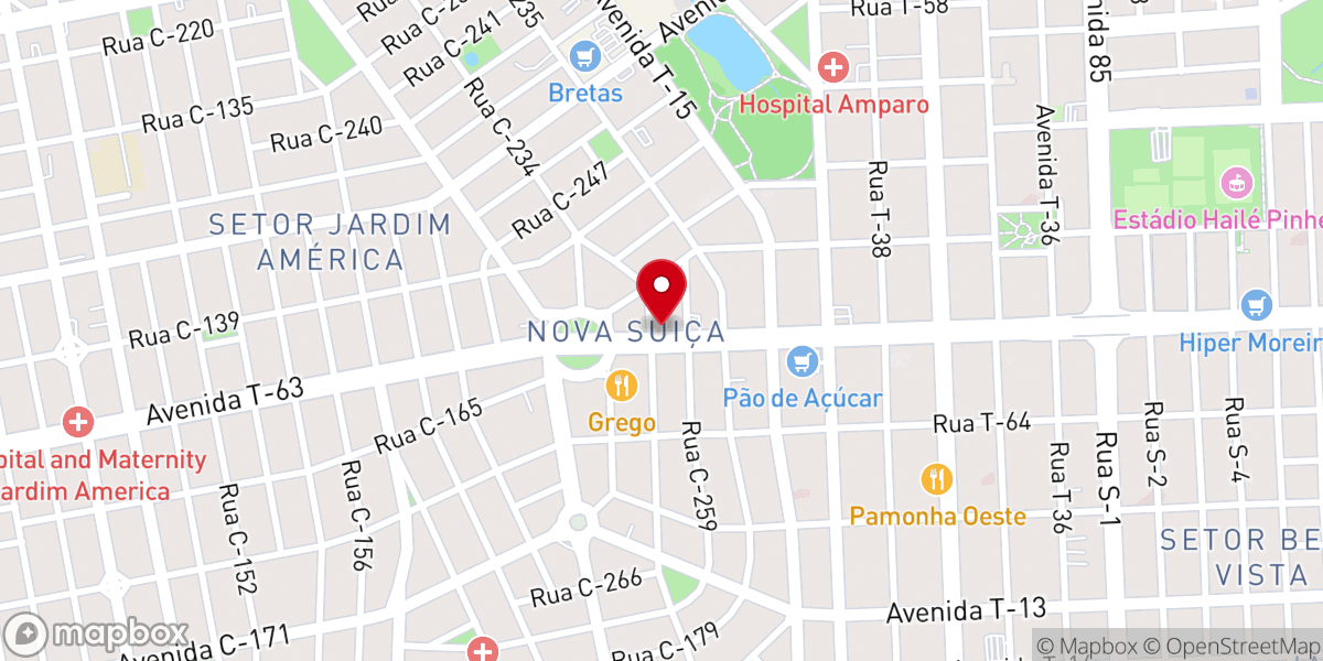 Map showing location of Igreja Universal - T63