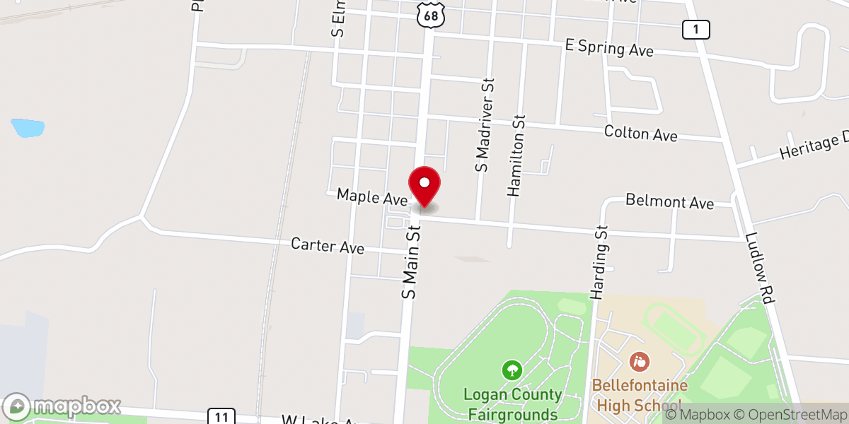 Map showing location of SOZO Center