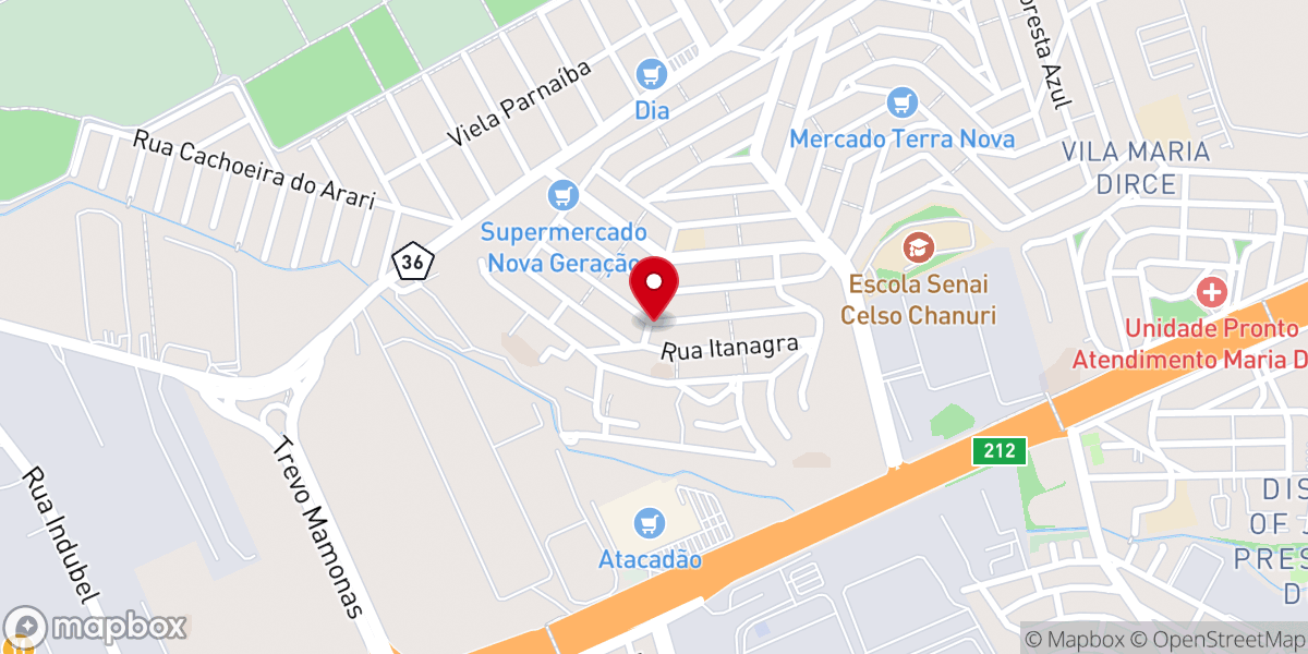 Map showing location of Igreja O Renovo do Senhor - IRDS - Guarulhos