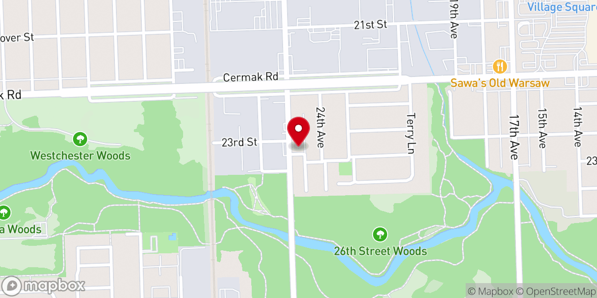 Map showing location of Broadview Seventh-day Adventist Church