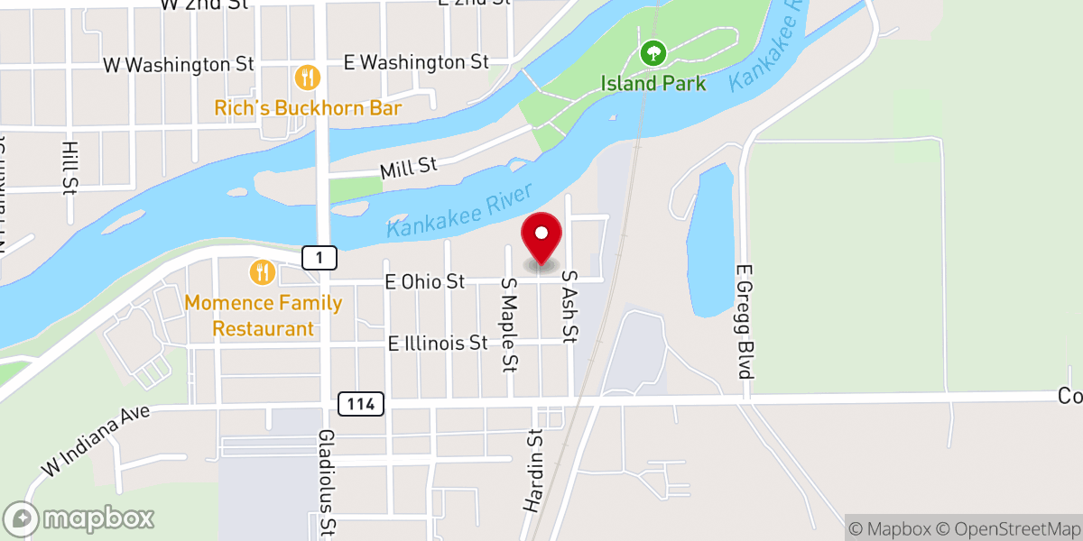 Map showing location of Christian Community Churches Inc