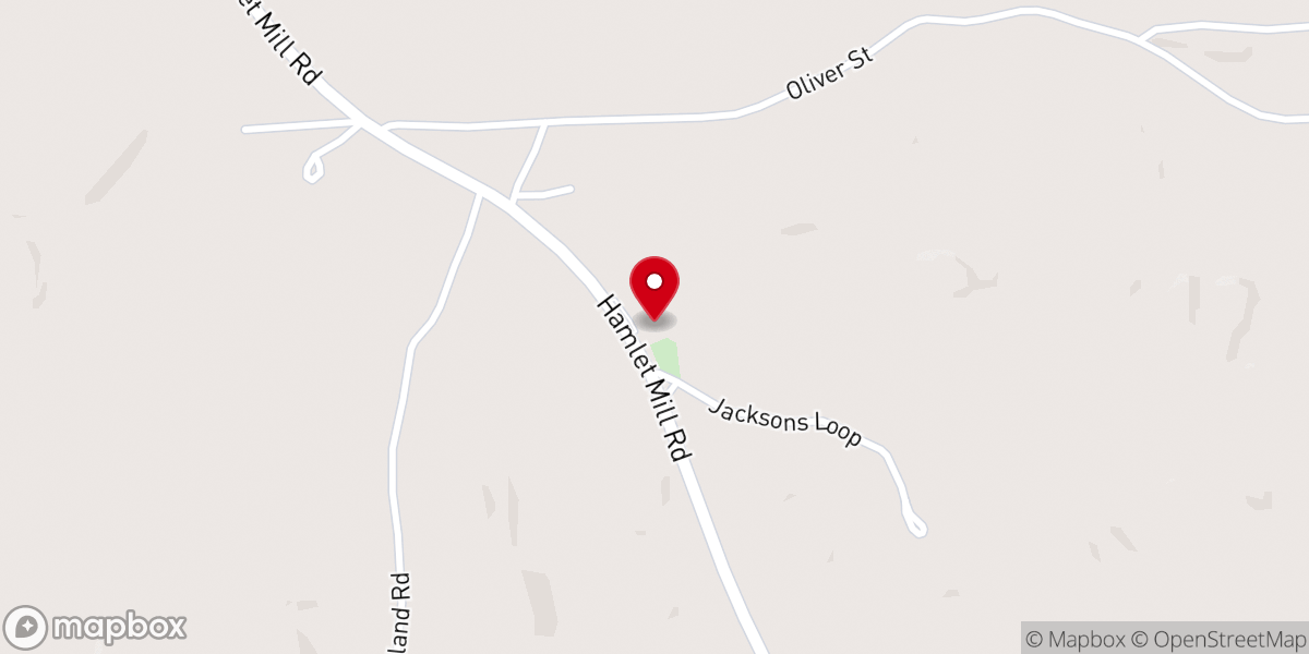 Map showing location of Mount Godfrey Church
