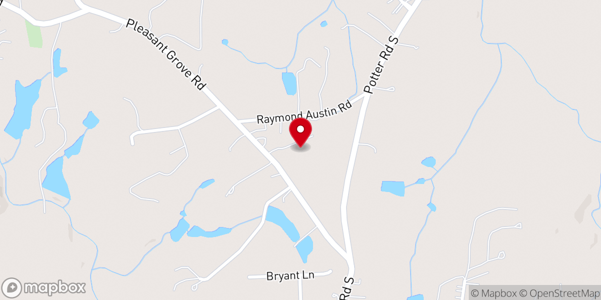 Map showing location of Mineral Springs Church of Christ
