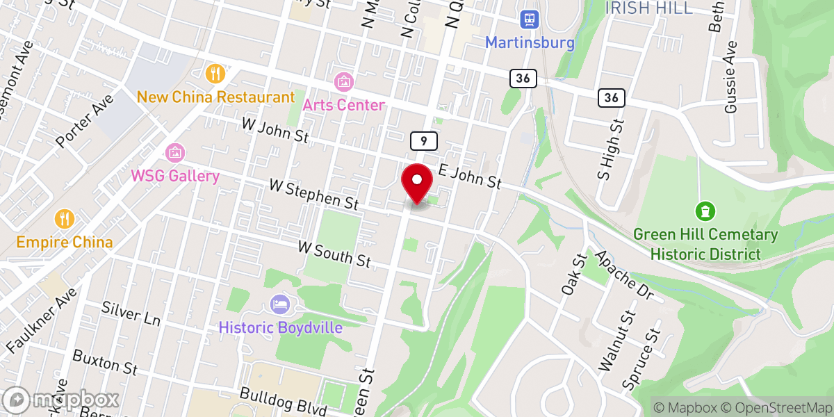 Map showing location of St Joseph