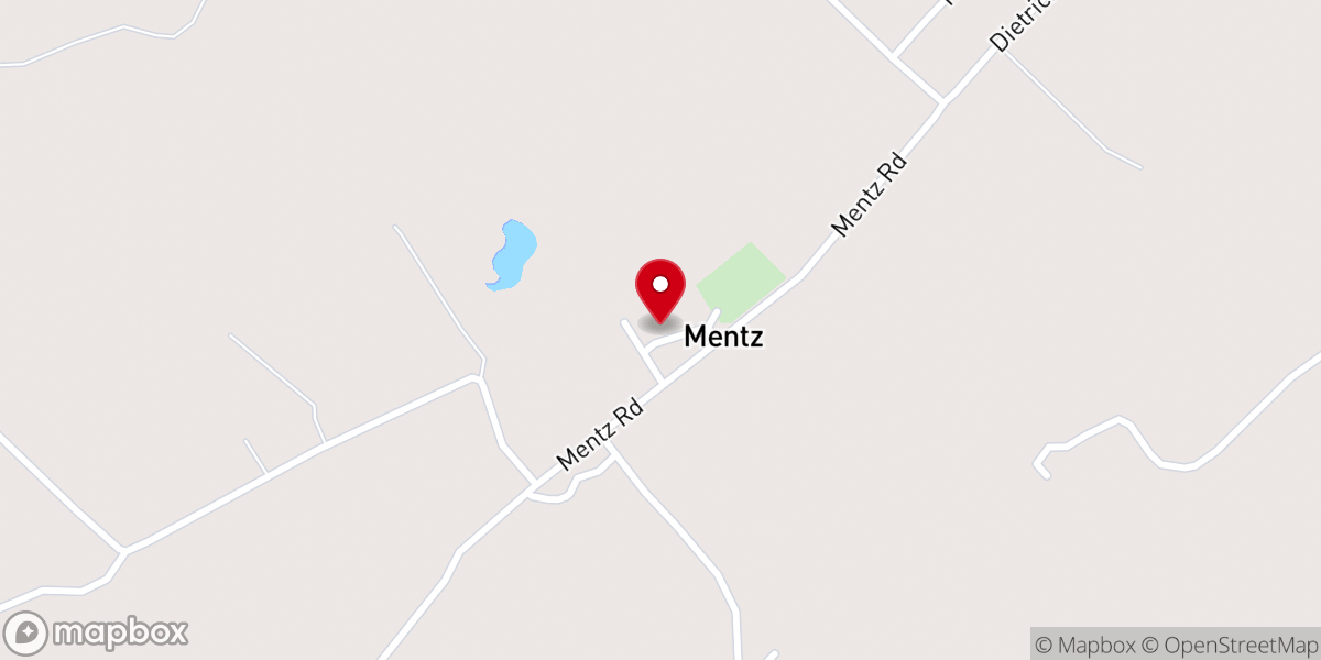 Map showing location of St Roch Catholic Church